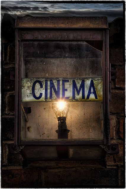 cinema sign vintage